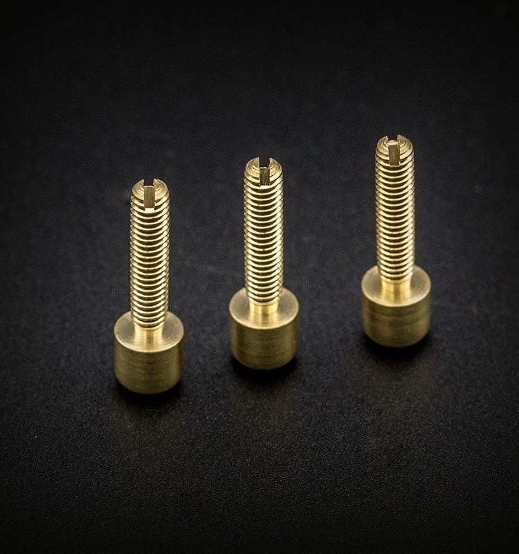 Non-standard flat tail screw