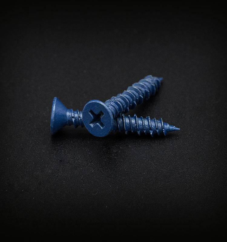 Cross -headed head Hi-Low Thread Screws (blue hot treasure)