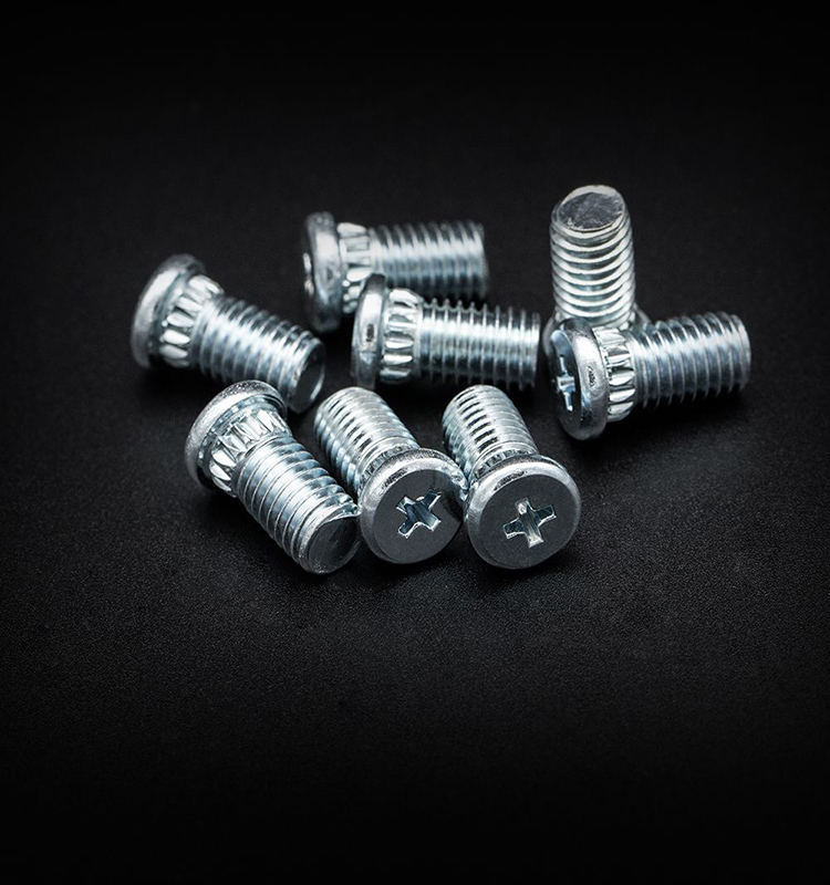 Phillips knurled machine screws