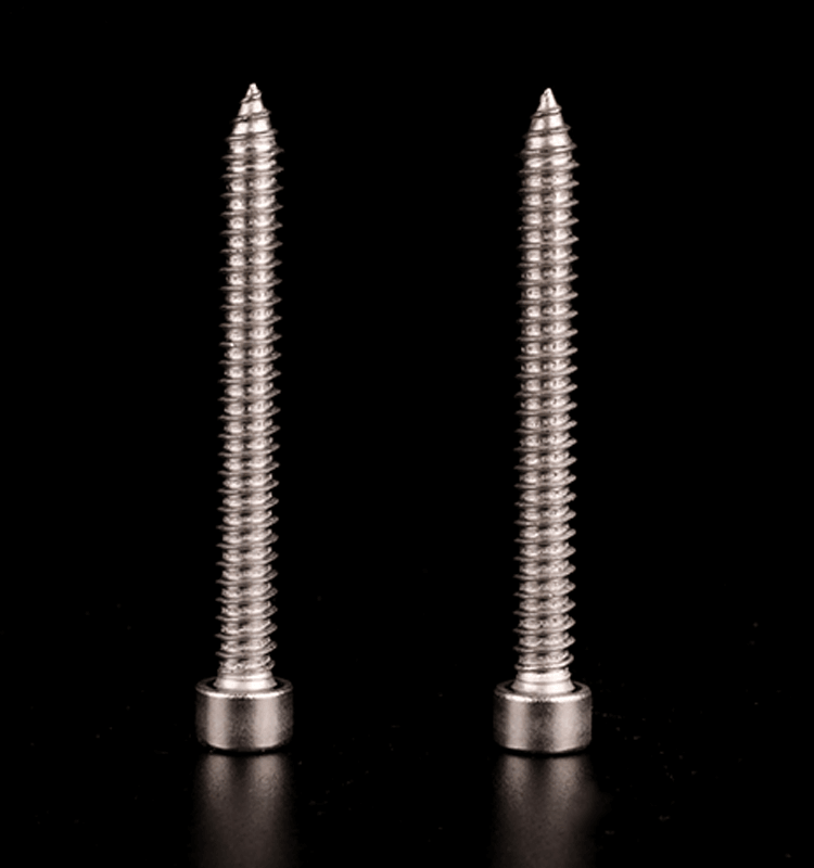 Hexagonal cylindrical head stainless steel self tapping screws